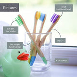 Stocking Filler- Childrens Bamboo 4 Toothbrushes